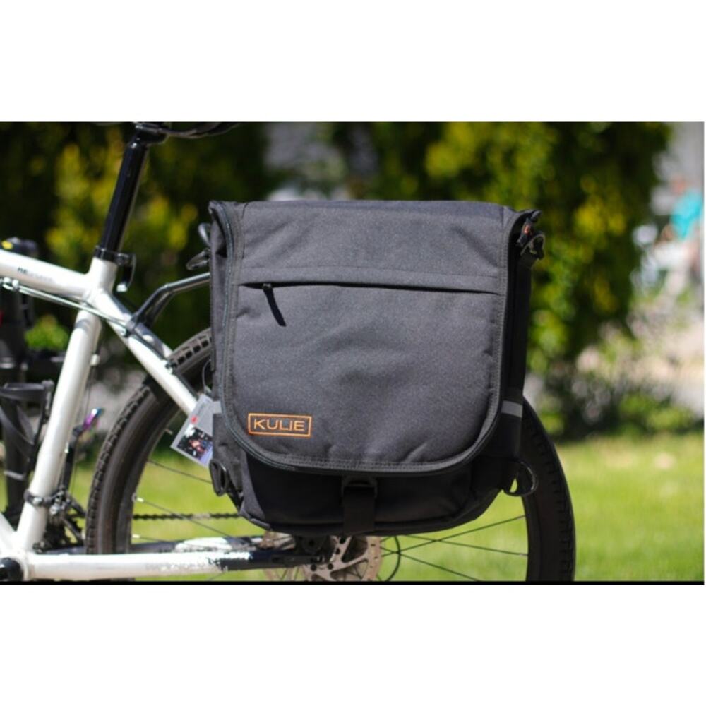 Kulie Convertible Pannier Bicycle Pannier Bike Rack Commuter Messenger Bag